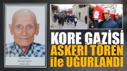 Akhisarlı Kore Gazisi Askeri Tören ile Son Yolculuğuna Uğurlandı