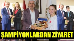 Akhisarlı şampiyonlardan ziyaret