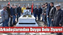 Akhisarlı Şehidin Arkadaşlarından Duygu Dolu Ziyaret