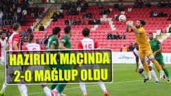 Akhisarspor hazırlık maçında 2-0 mağlup oldu