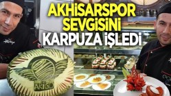 Akhisarspor Sevgisini Karpuza İşledi