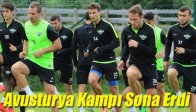 Akhisarspor’un Avusturya Kampı Sona Erdi