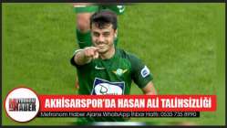 Akhisarspor'da Hasan Ali Talihsizliği