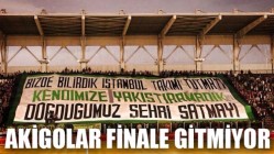 Akigolar finale gitmiyor