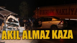 Akıl Almaz Kaza; 4 kişi yaralandı