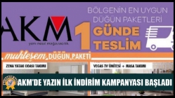 AKM’de Yazın İlk İndirim Kampanyası Başladı