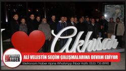 Ali Velestin Seçim Çalışmalarına Devam Ediyor