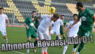 Altınordu, Rövanşı Aldı 0-1