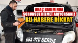 Araç Bakımında Sorunsuz Hizmet EBA Oto Servis’te