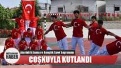 Atatürk'ü Anma ve Gençlik Spor Bayramını coşkuyla kutladık