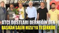 Atçı Dostları Derneğin’den Başkan Salih Hızlı’ya teşekkür