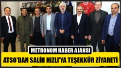 Atso’dan Salih Hızlı’ya Teşekkür Ziyareti