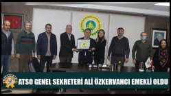 ATSO Genel Sekreteri Ali Özkervancı Emekli Oldu