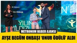 Ayşe Begüm Onbaşı ‘Onur Ödülü’ Aldı