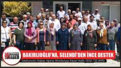 Bakırlıoğlu’na, Selendi'den İnce Destek