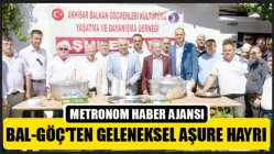 Bal-Göç'ten Geleneksel Aşure Hayrı