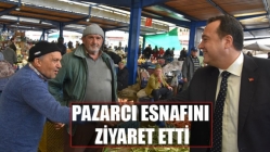 Başkan Dutlulu, Pazarcı Esnafını Ziyaret Etti