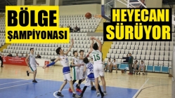 Basketbolda Bölge Şampiyonası Heyecanı Sürüyor