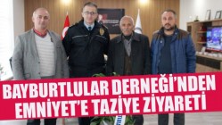 Bayburtlular’dan Akhisar Emniyeti’ne Taziye Ziyareti