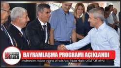 Bayramlaşma Programı Açıklandı