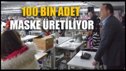 Belediye İle Halk, Dayanışmayla 100 Bin Adet Maske Üretiyor