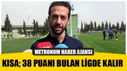 Bilal Kısa; 38 Puanı Bulan Ligde Kalır