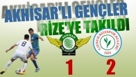 Çaykur Rizespor Akhisarspor’lu Gençleri 2-1 ile Geçti