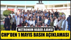 CHP'den 1 Mayıs basın açıklaması