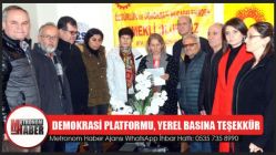 Demokrasi Platformu, yerel basına teşekkür