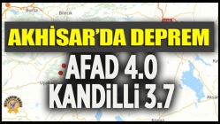 Deprem! Afad 4.0 Kandilli 3.7