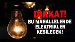 Dikkat Elektrik Kesintisi var