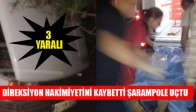 Direksiyon Hakimiyetini Kaybetti Şarampole Uçtu 3 Yaralı