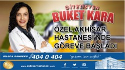 Diyetisyen Buket Kara; Göreve Başladı