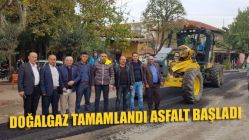 Doğalgaz Tamamlandı Asfalt Başladı