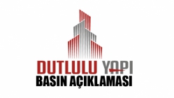 Dutlulu Yapıdan Basın Açıklaması