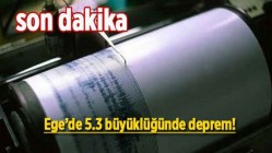 Ege Denizi’ndeki 5.3 deprem Akhisar’da da hissedildi