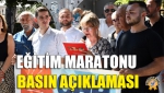 Eğitim Maratonu Basın Açıklaması