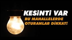 Elektrik Kesintisi Var!