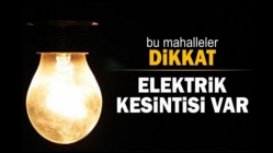 Elektrik Kesintisi!