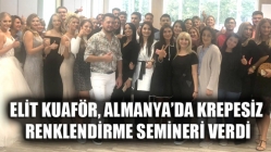 Elit Kuaför, Almanya’da krepesiz renklendirme semineri verdi