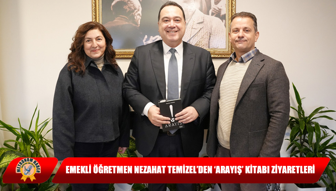 Emekli Öğretmen Nezahat Temizel’den ‘Arayış’ Kitabı Ziyaretleri