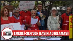 Emekli-Sen'den Basın Açıklaması