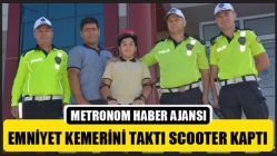 Emniyet Kemerini Taktı Scooter Kaptı