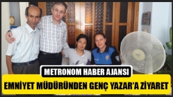 Emniyet Müdüründen Genç Yazar’a Ziyaret