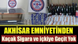 Emniyetten Kaçak Sigara ve içkiye Geçit Yok