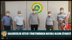 Erdayıoğlu’na Galericiler Sitesi Yönetiminden Hayırlı Olsun Ziyareti