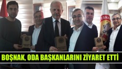 Erol Boşnak ve Ekibi Oda Başkanı ziyaretlerine devam ediyor