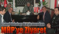 Esnaf Odaları Başkanından MHP’ye Ziyaret