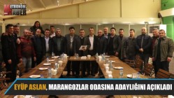 Eyüp Aslan, Marangozlar Odasına Adaylığını Açıkladı