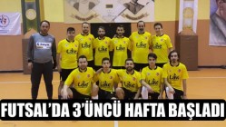 Futsal’da 3’üncü Hafta Başladı